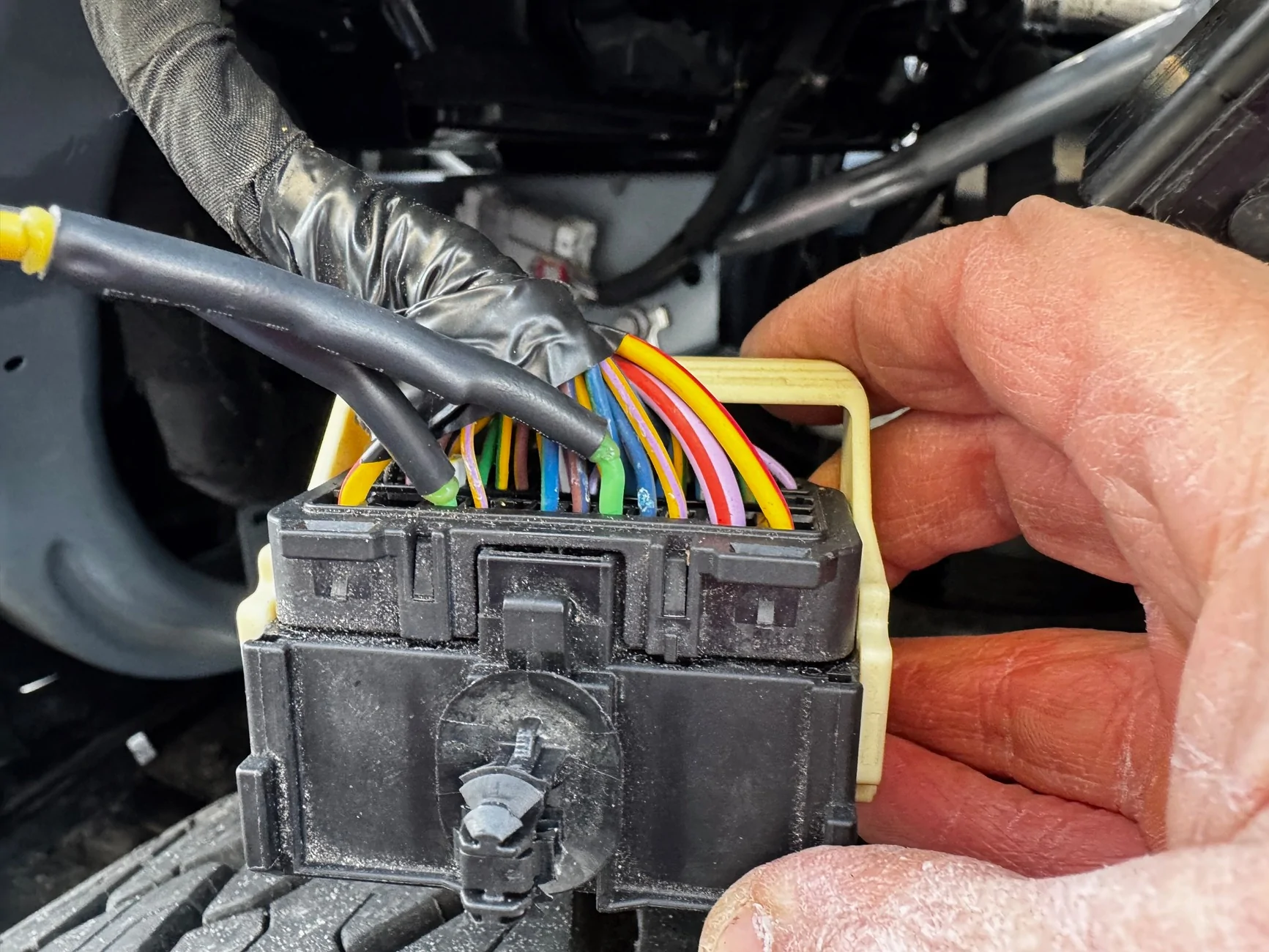 Ford Bronco DIY: Wiring factory fog lights in 2025 Big Bend (how-to w/ photos) IMG_4639
