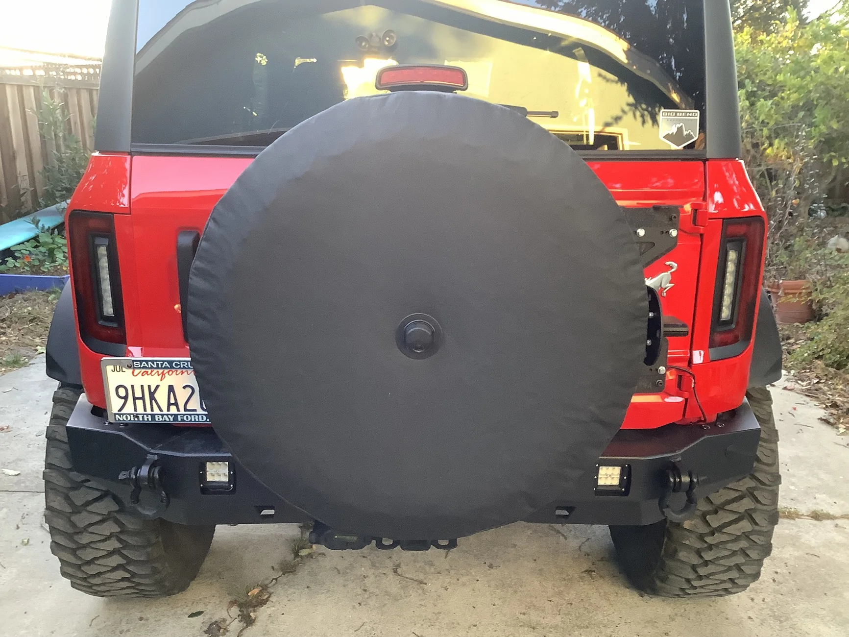Ford Bronco Spare tire cover IMG_0675