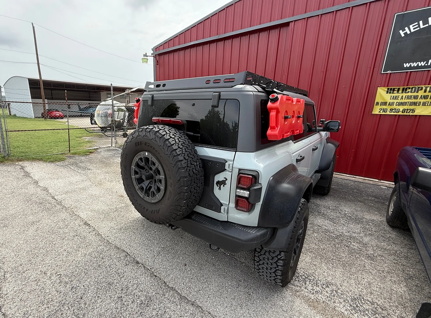 Ford Bronco Trailrax + Rotopax mounting IMG_8328