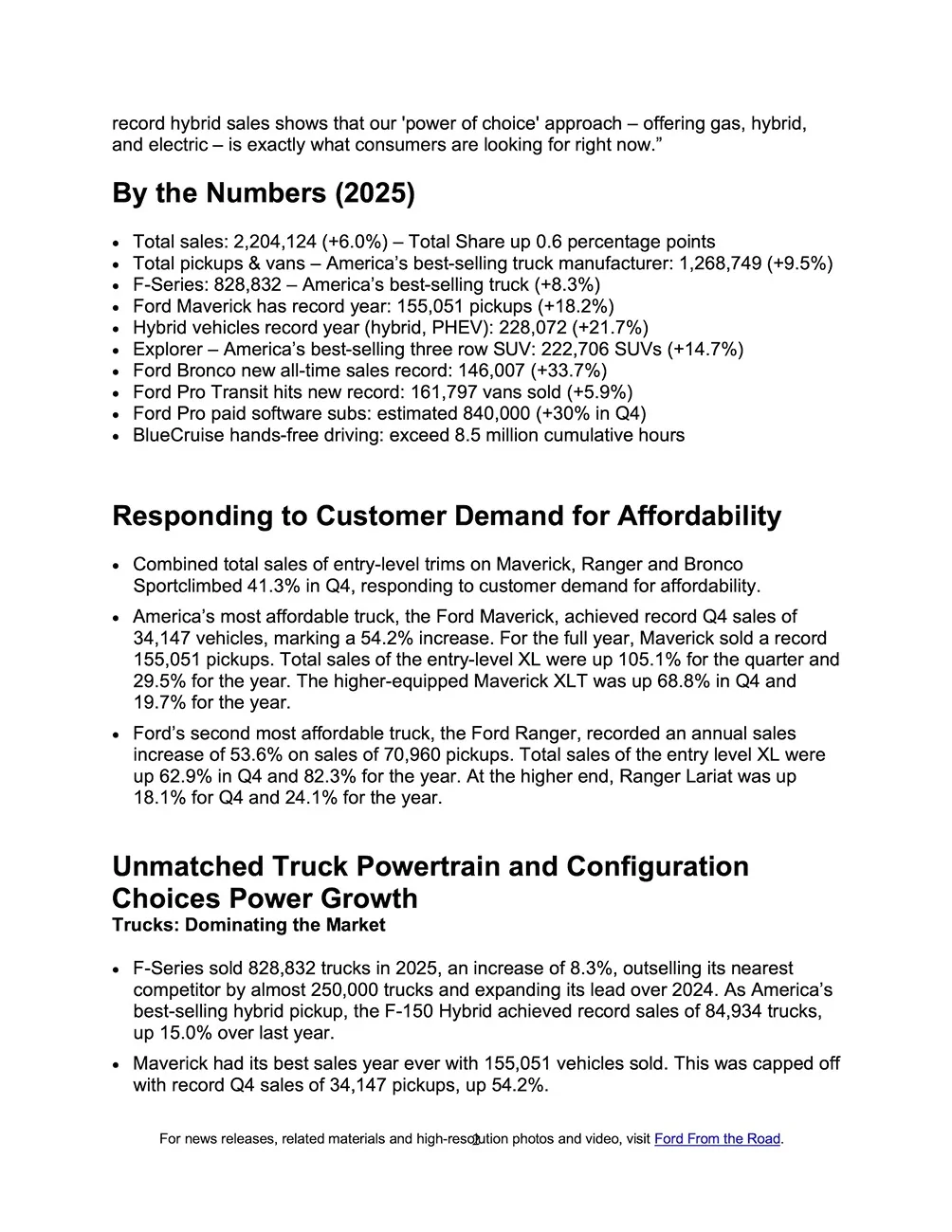 S650 Mustang Mustang sales up 66.5% in Q4 2025. Total of 45,333 Mustangs sold in 2025 {filename}