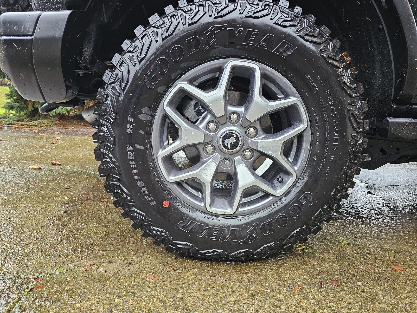 Ford Bronco Tire Rotation, Immediate TPMS Recognition SpareOnRighRear