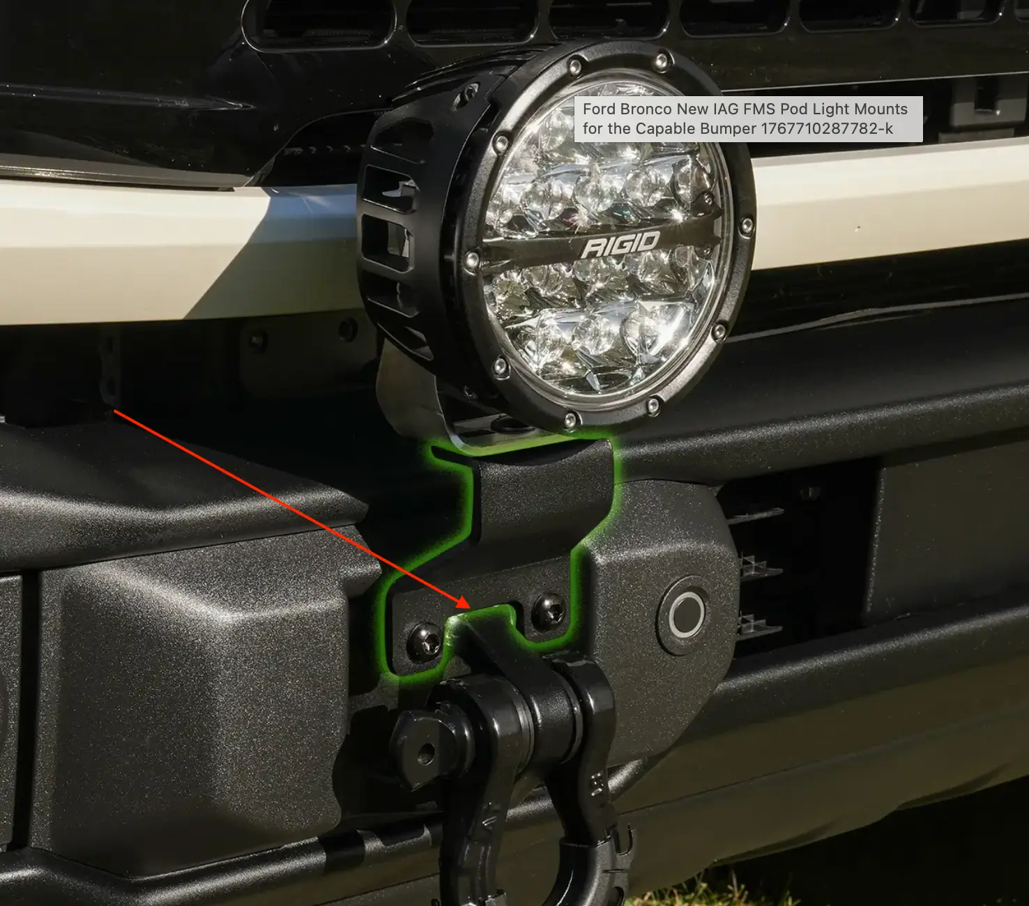 Ford Bronco New IAG FMS Pod Light Mounts for the Capable Bumper Screenshot 2026-01-06 at 5.07.21 PM
