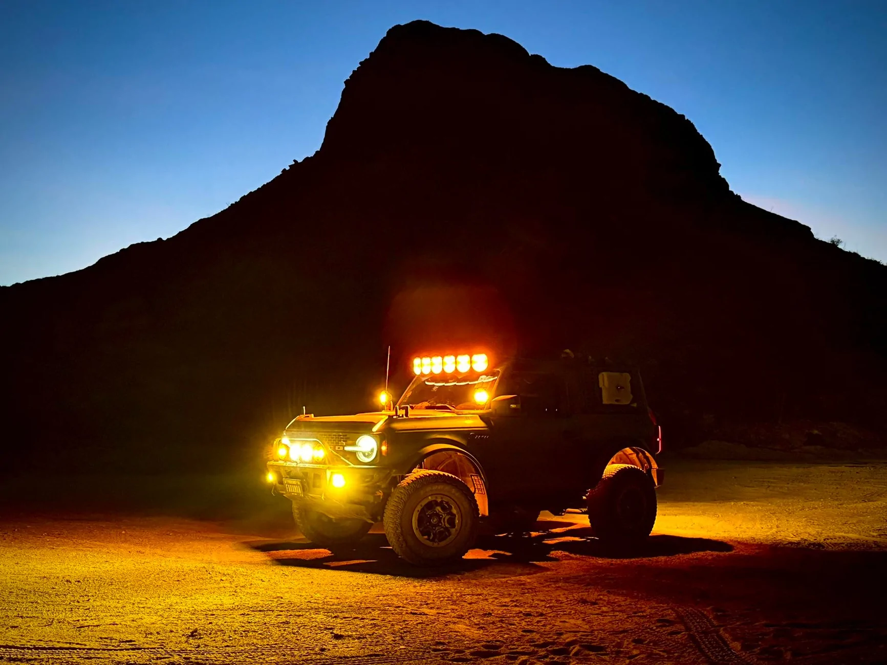 Ford Bronco More off-road lights = better visibility? BBNP Bronco
