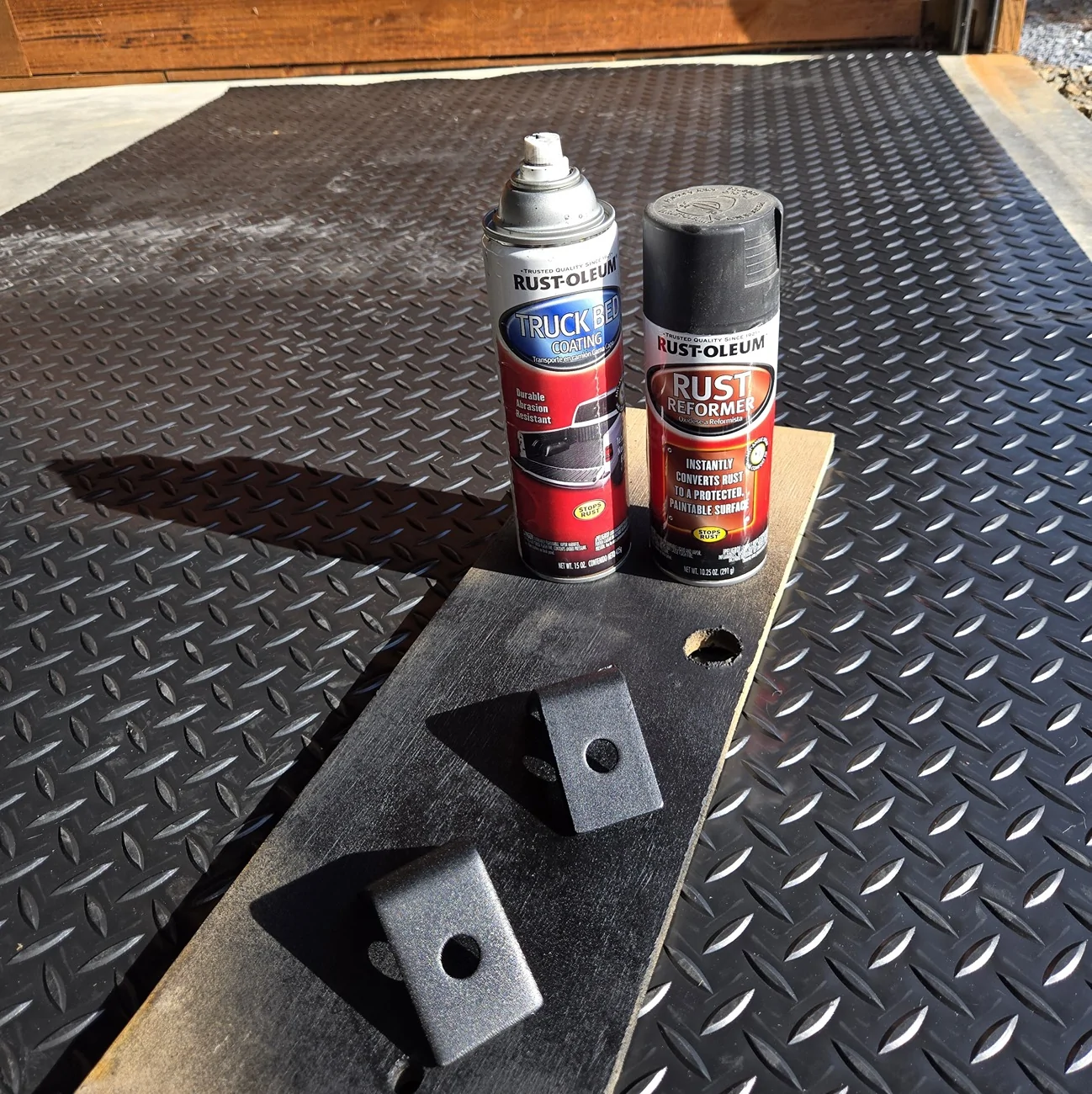 Ford Bronco A, B, or C cup? brackets paint