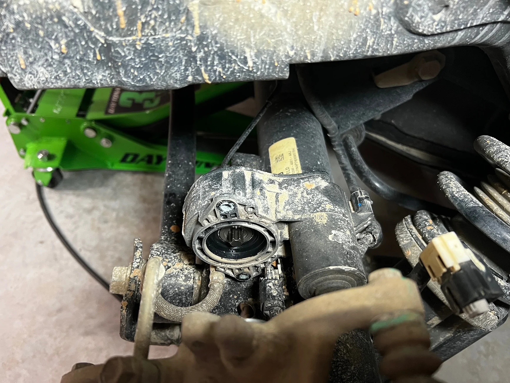 Ford Bronco 2.3 rear brake pad change how to ‘21 to ‘24 models. IMG_1644