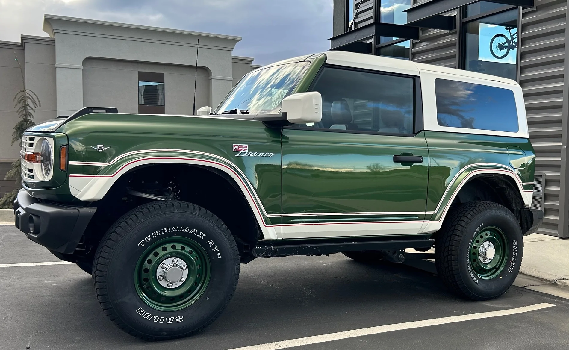 Ford Bronco Color matched Sasquatch wheels. IMG_5647