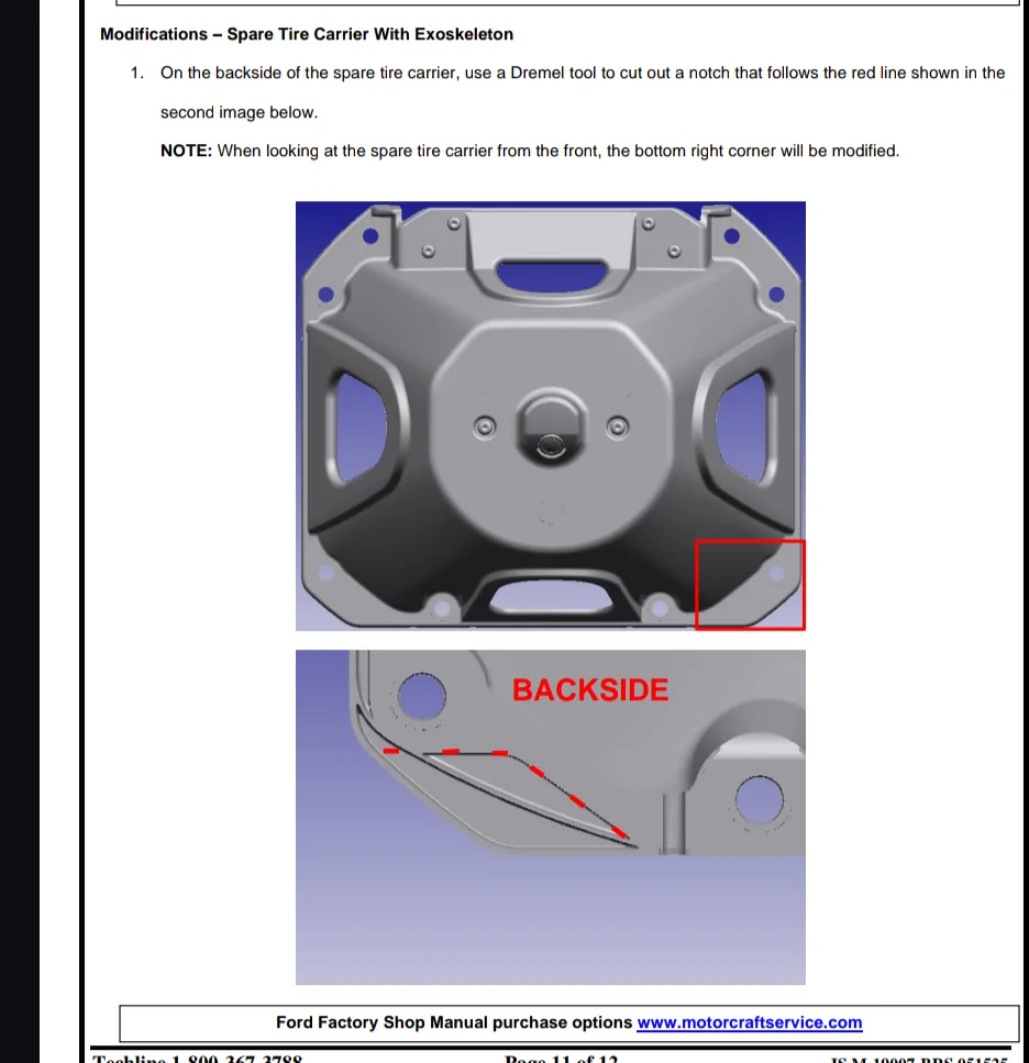 Ford Bronco Tailgate Reinforcement Install Screenshot_20260112-125716