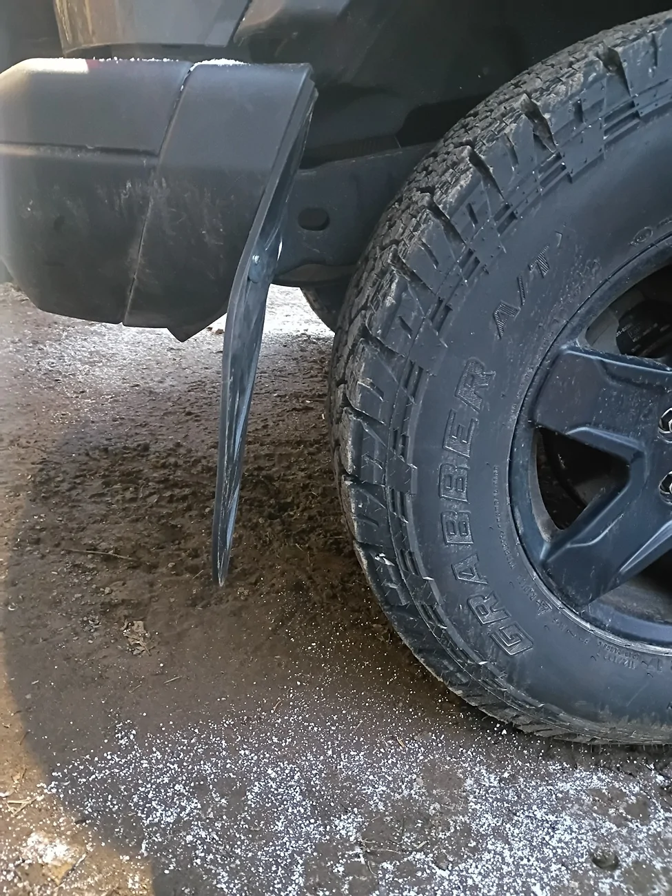 Ford Bronco Homemade custom mudflaps DIY IMG_20260111_163313636