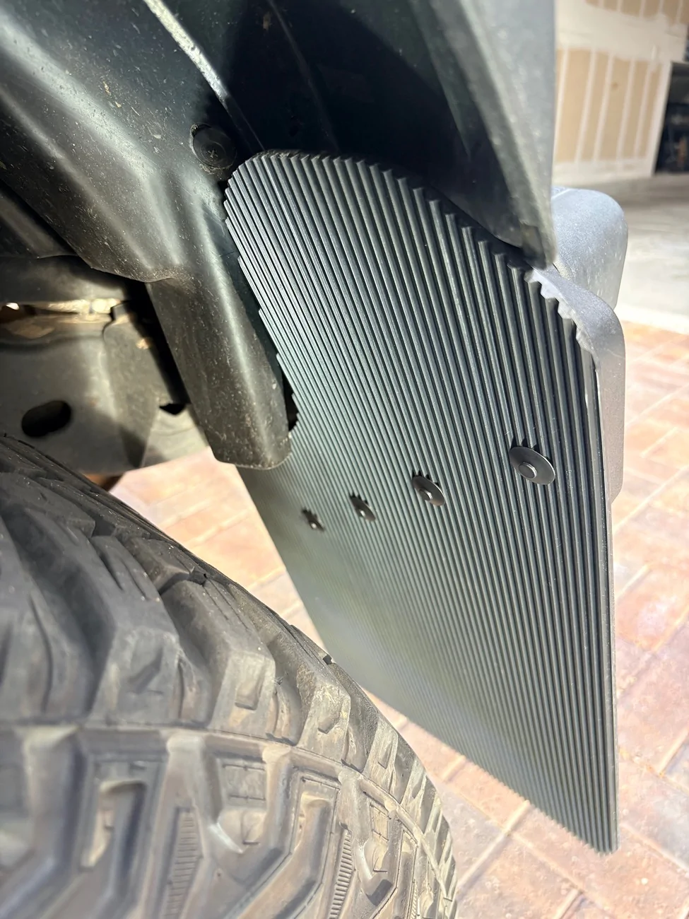 Ford Bronco Homemade custom mudflaps DIY IMG_3292