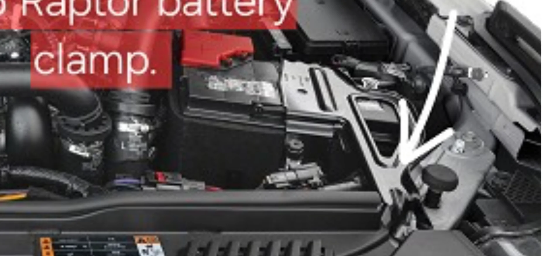 Ford Bronco 2025 BRapter battery Bracket/ Clamp IMG_7954