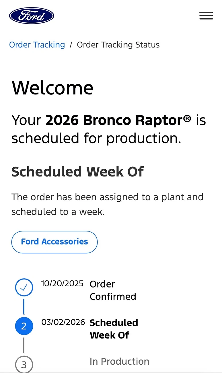 Ford Bronco Ordered a 2026 Raptor today IMG_5079