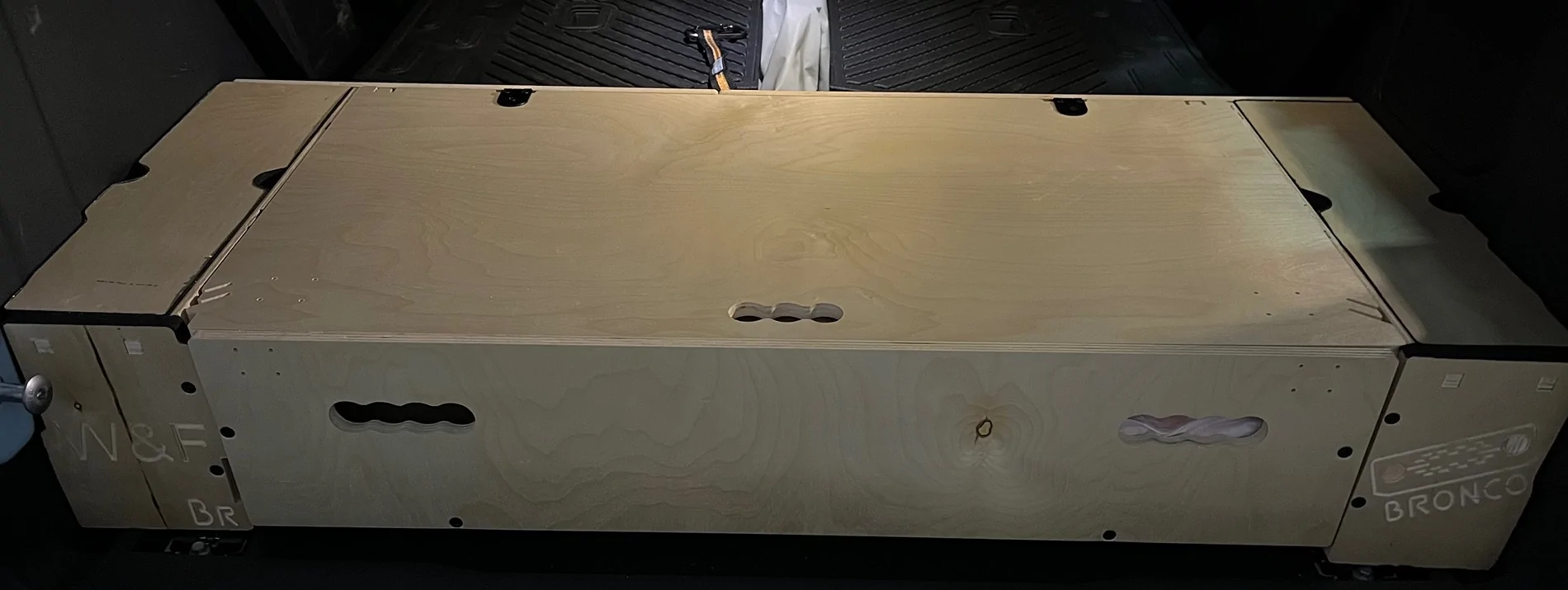 Ford Bronco Wheels & Feels drawer storage system install on a 2024 2 Door IMG_4302