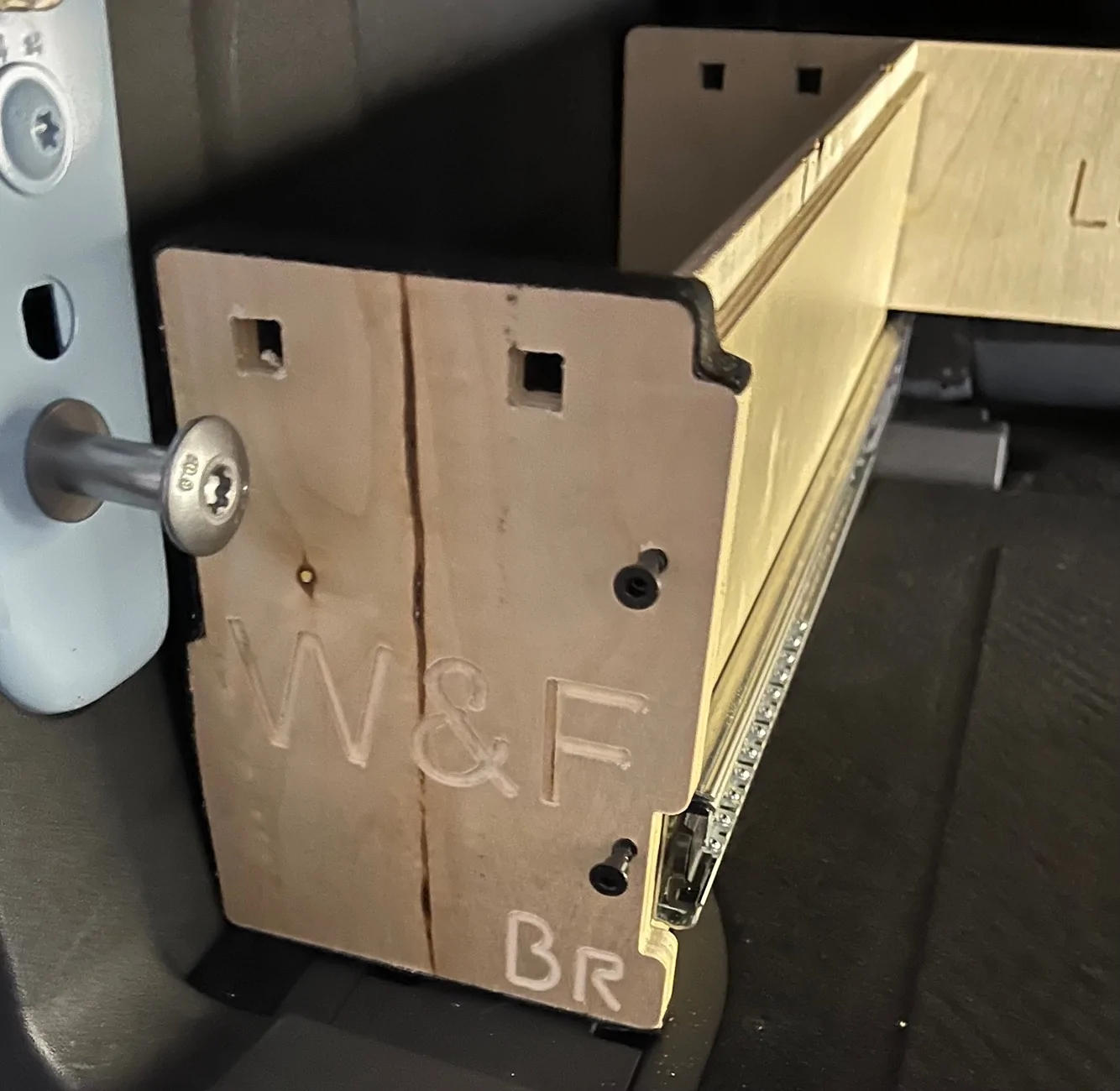 Ford Bronco Wheels & Feels drawer storage system install on a 2024 2 Door IMG_4296