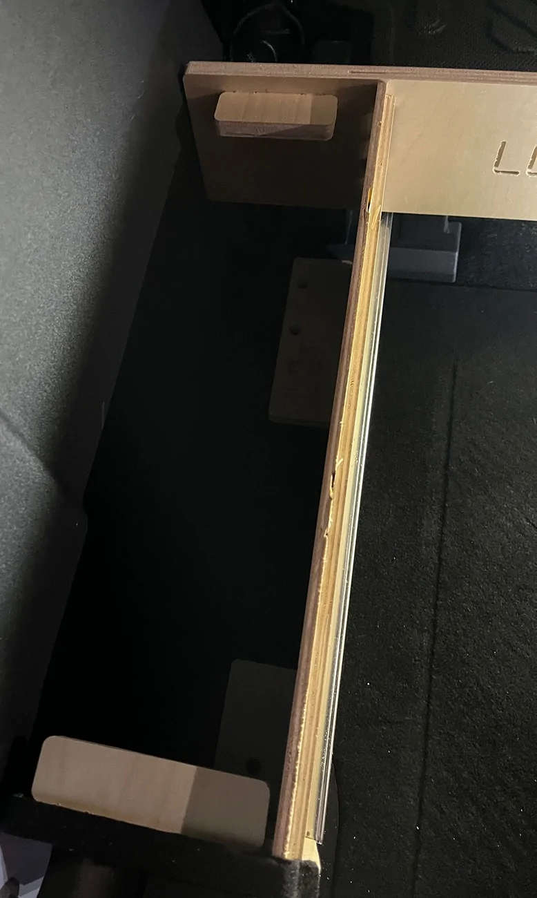 Ford Bronco Wheels & Feels drawer storage system install on a 2024 2 Door IMG_4298