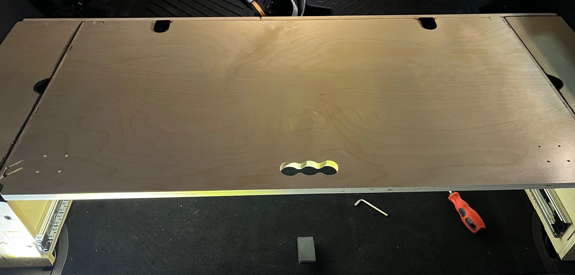 Ford Bronco Wheels & Feels drawer storage system install on a 2024 2 Door IMG_4300