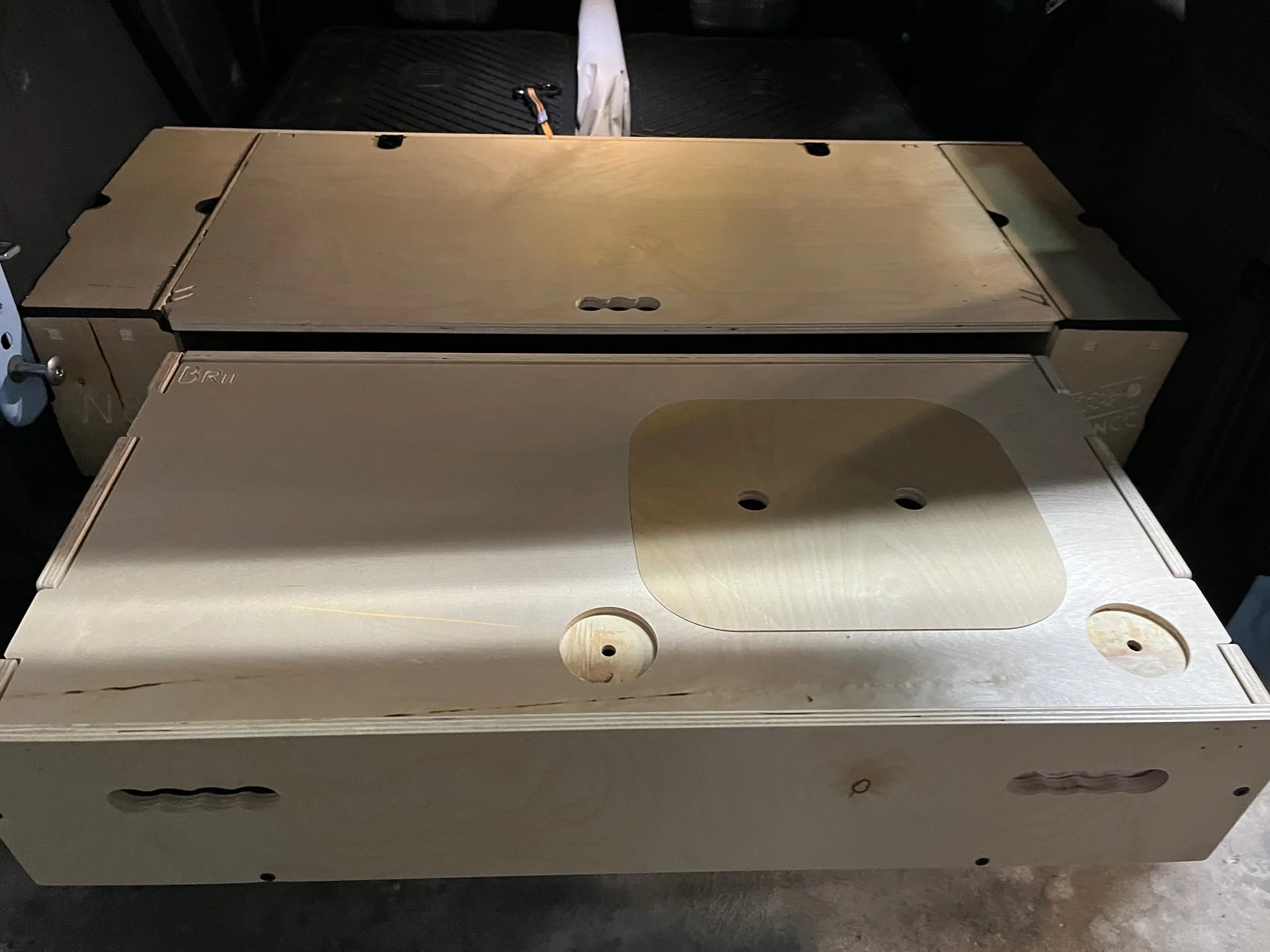 Ford Bronco Wheels & Feels drawer storage system install on a 2024 2 Door IMG_4303