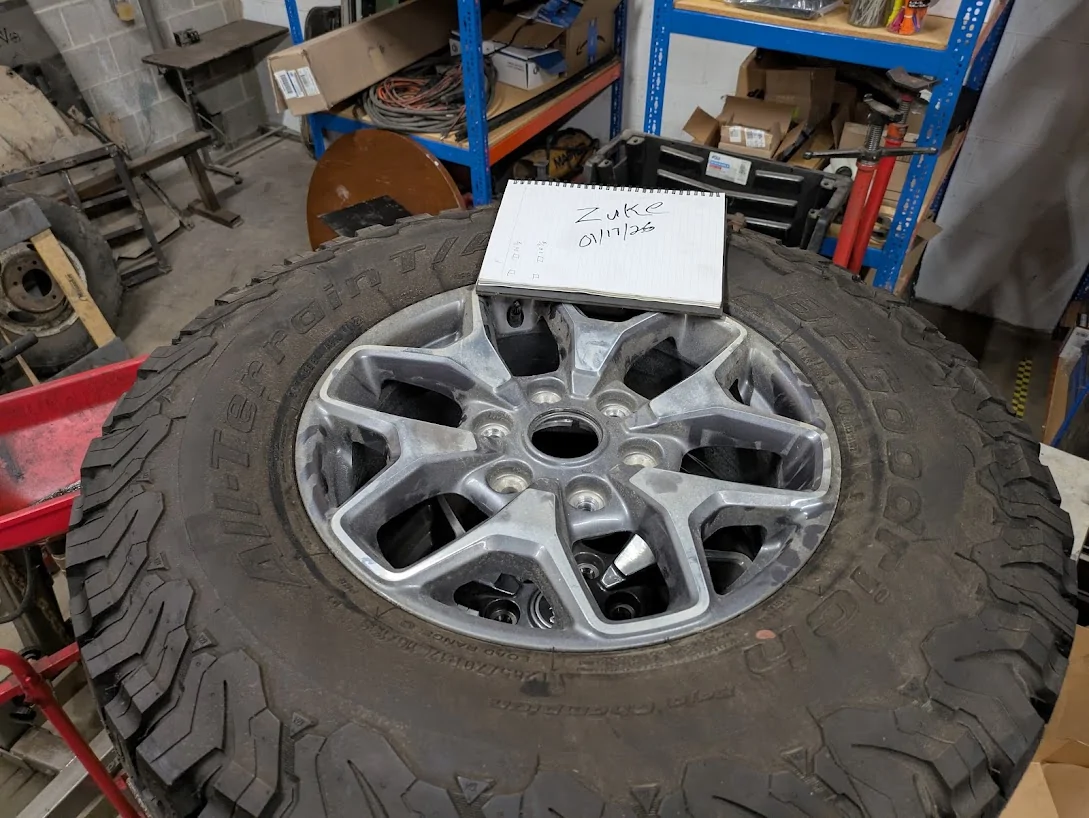 Ford Bronco Badlands Rims&Tires with TPM Sensors, 17,500 Miles, Reduced $600 obo 1768753178421-5s
