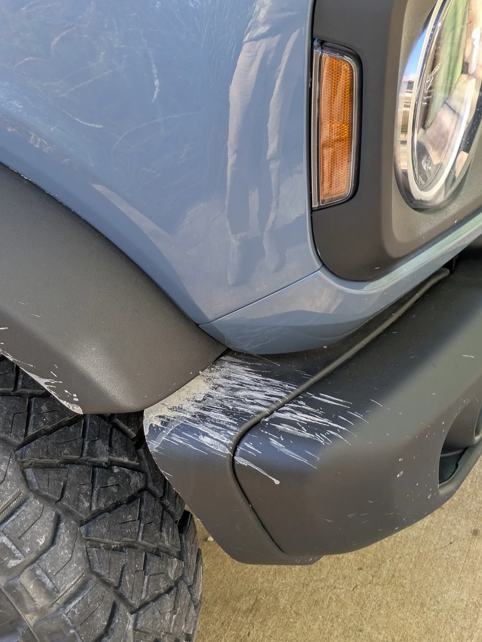 Ford Bronco Splash shield for front bumper/fender flare gap? PXL_20260118_192153437.MP