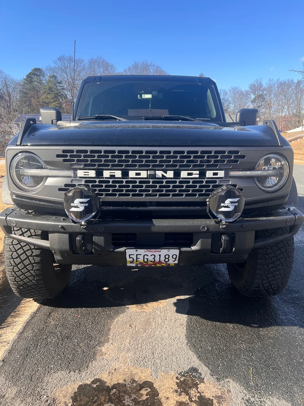 Ford Bronco Suparee Helm 7 inch Led pod lights Review IMG_9864