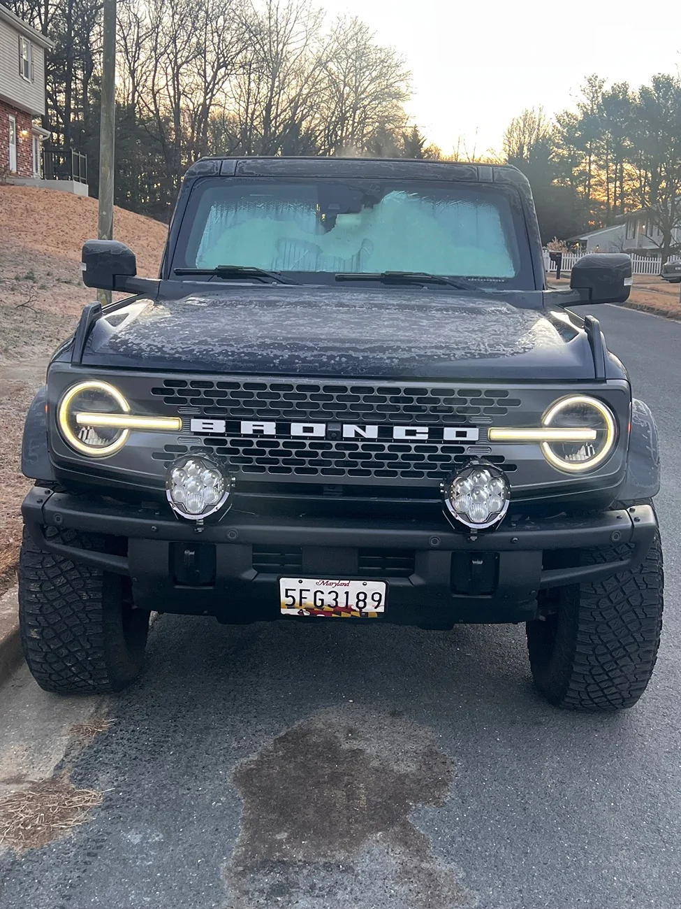 Ford Bronco Suparee Helm 7 inch Led pod lights Review IMG_9829