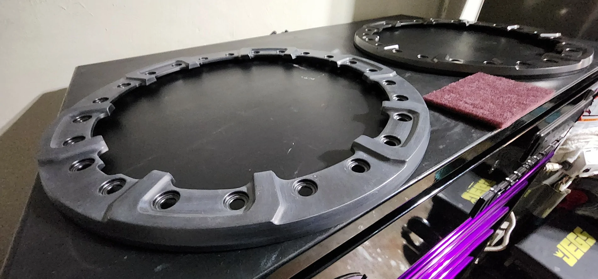 Ford Bronco Color Matched Beauty Rings on wheels - spray paint DIY 1000028575