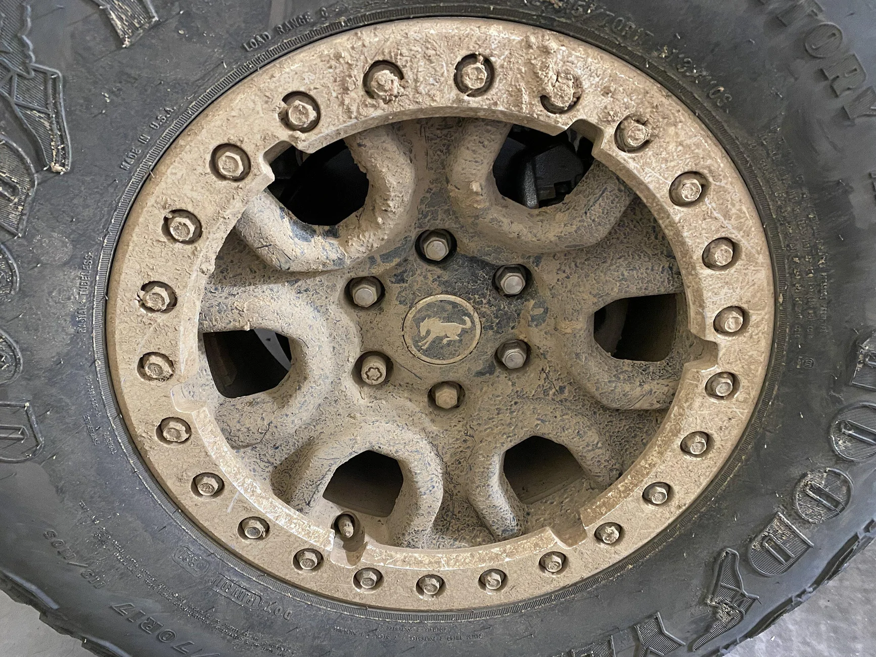 Ford Bronco Color Matched Beauty Rings on wheels - spray paint DIY Natural Aging Process