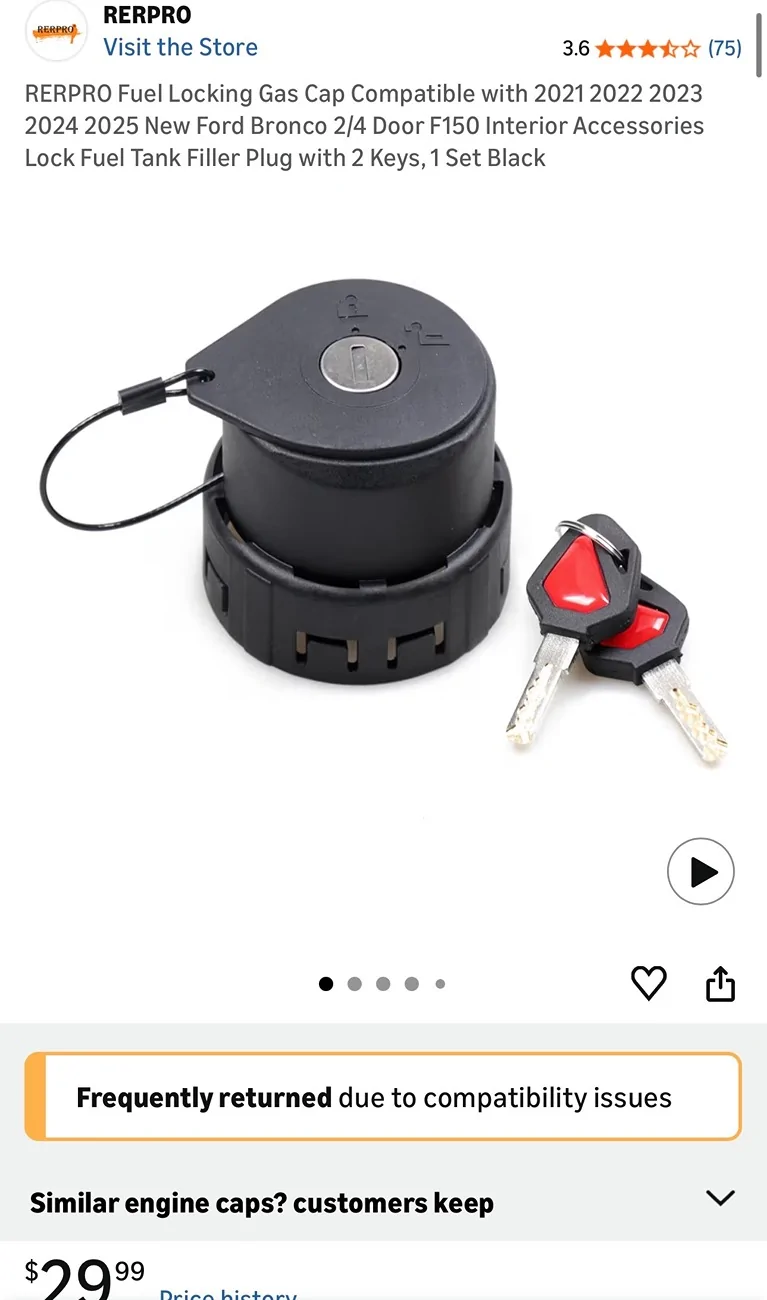 Ford Bronco GasCap Lock IMG_5062