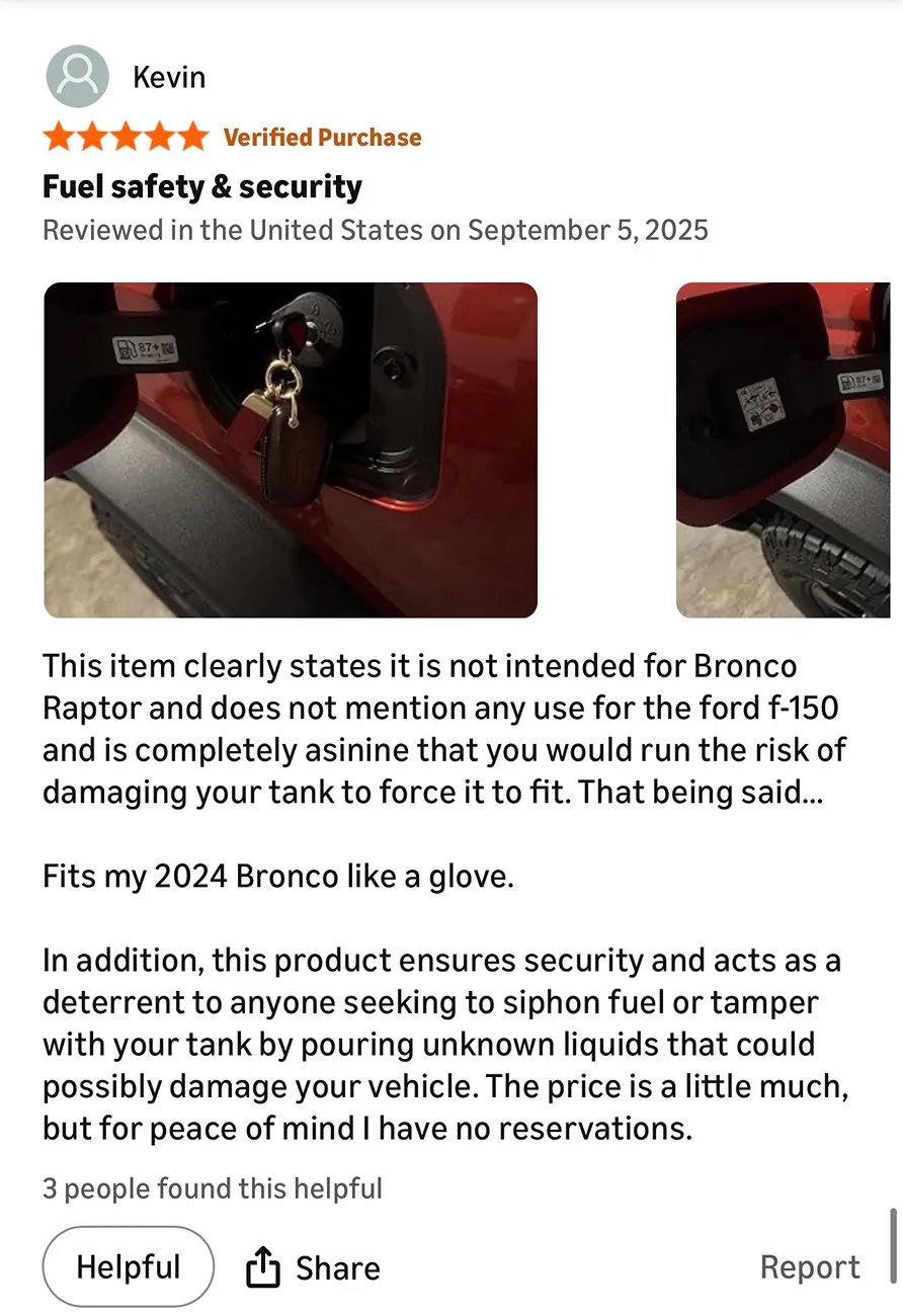 Ford Bronco GasCap Lock IMG_5066