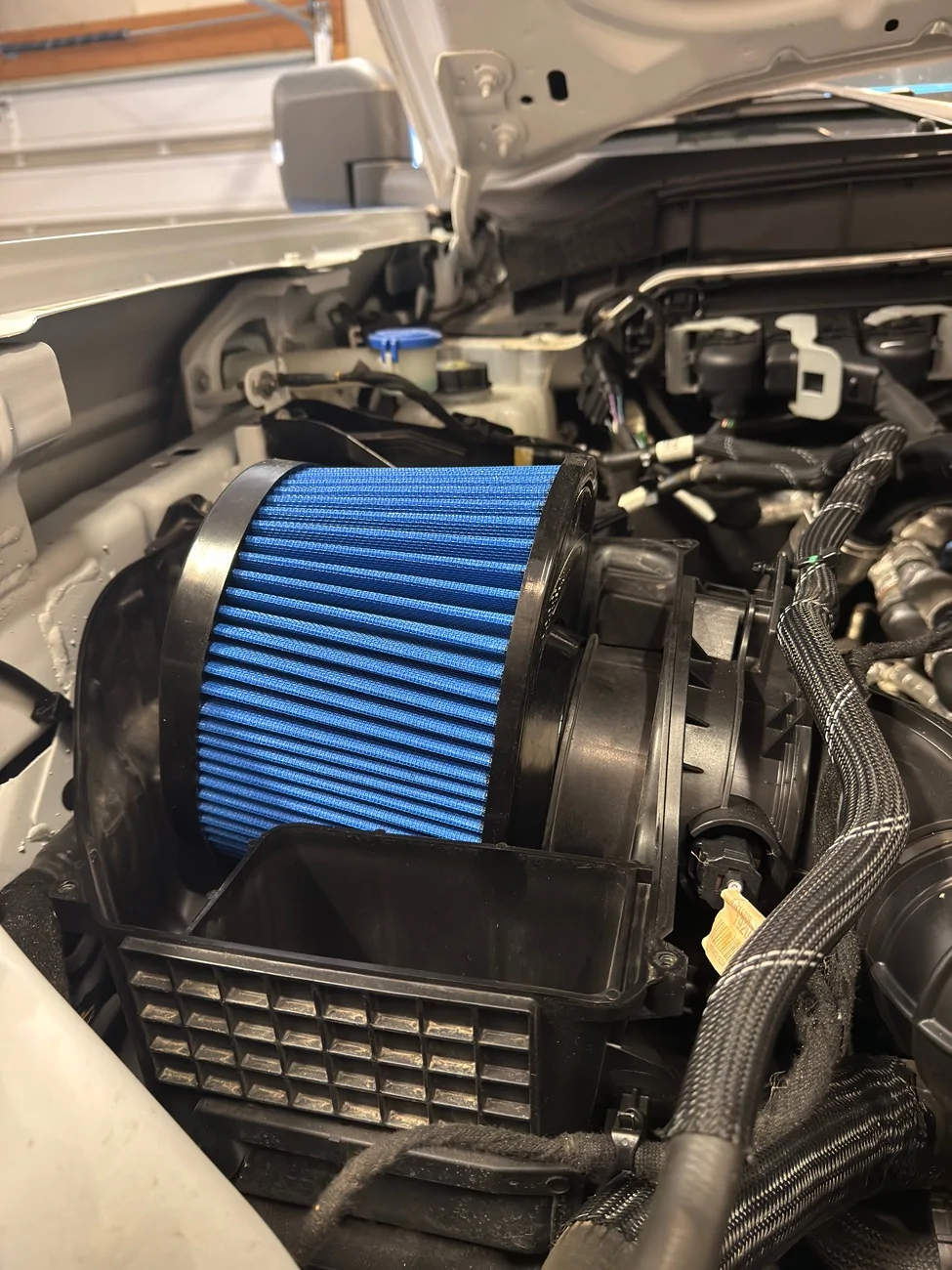 Ford Bronco Roush Air Filter replacement IMG_4251