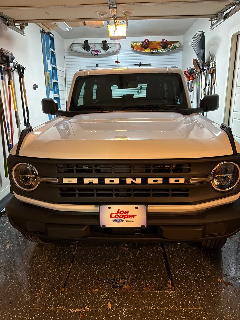 Ford Bronco Trail sight / fender guides removed today IMG_0664