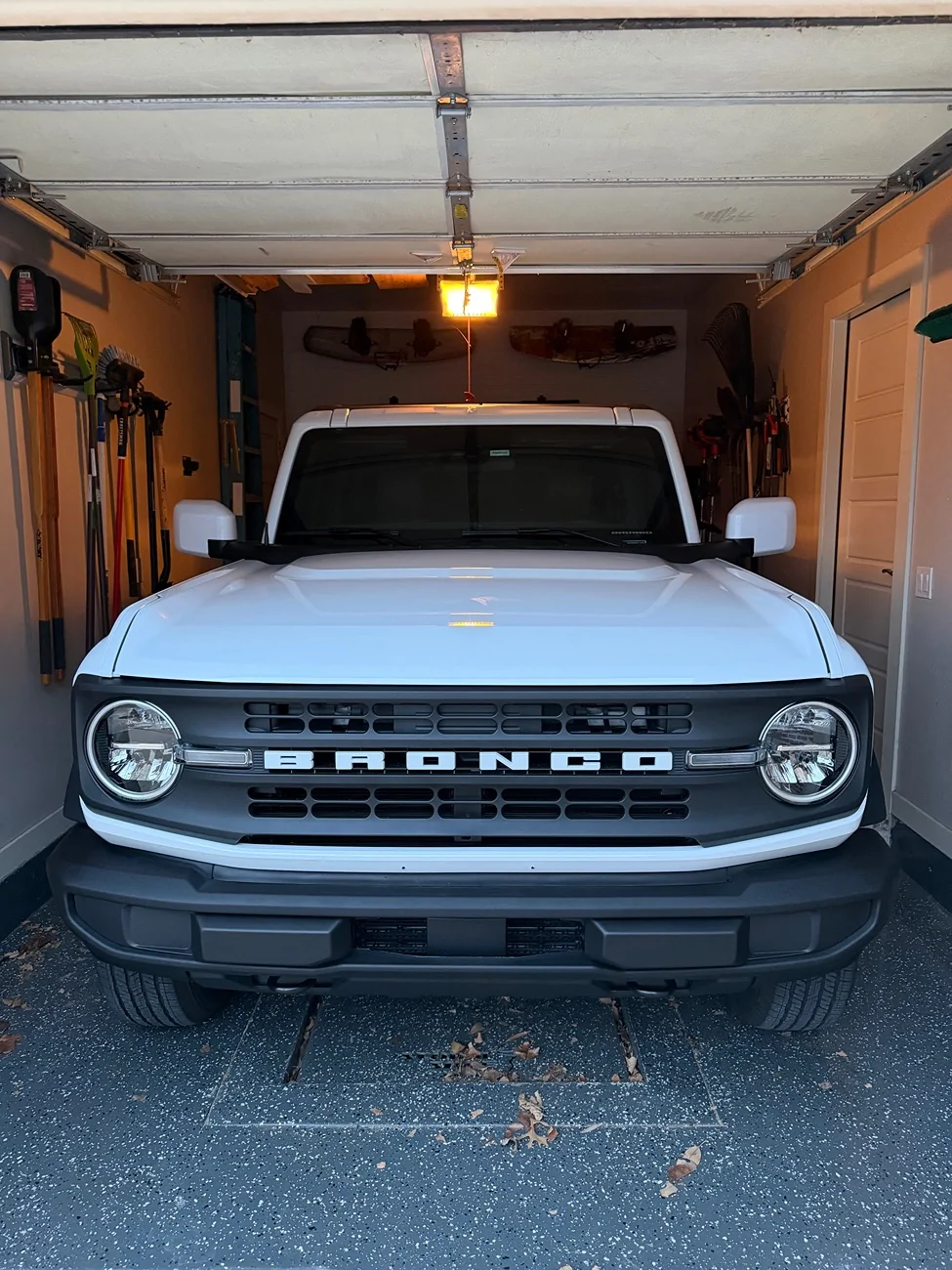 Ford Bronco Trail sight / fender guides removed today IMG_0948