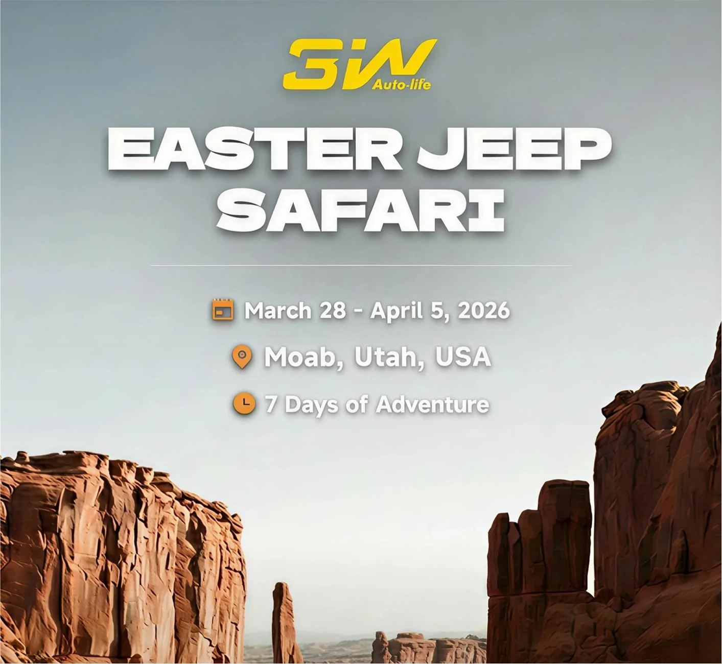 Ford Bronco 📢 WANTED: EJS 2026 Trail Explorers! 🌵 Easter Jeep Safari海报高清版