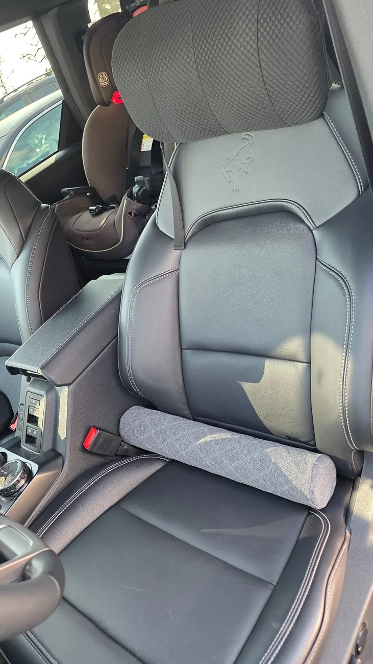 Ford Bronco Bent back headrests for more comfortable angle! 20260123_142627