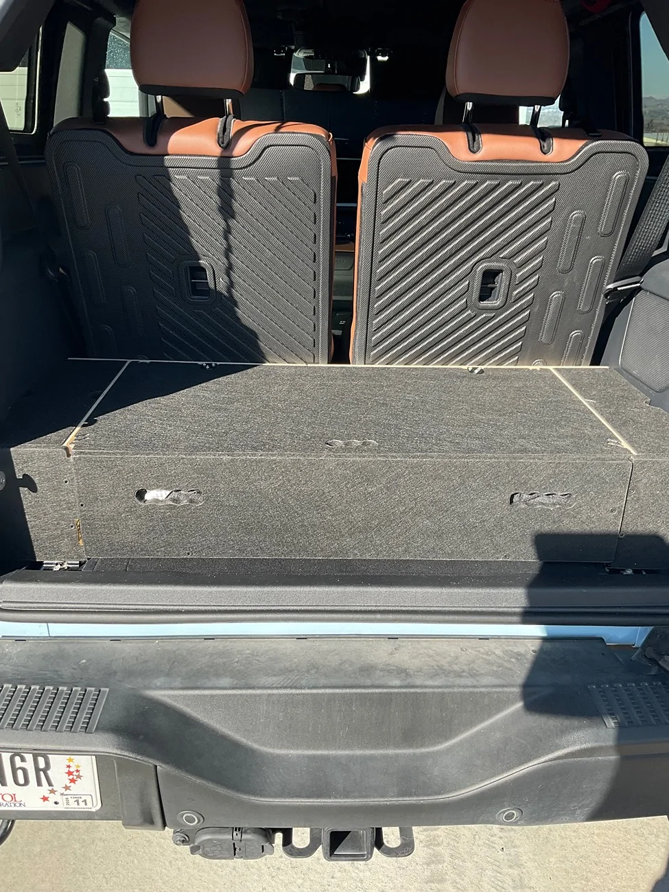 Ford Bronco Wheels & Feels drawer storage system install on a 2024 2 Door IMG_0551