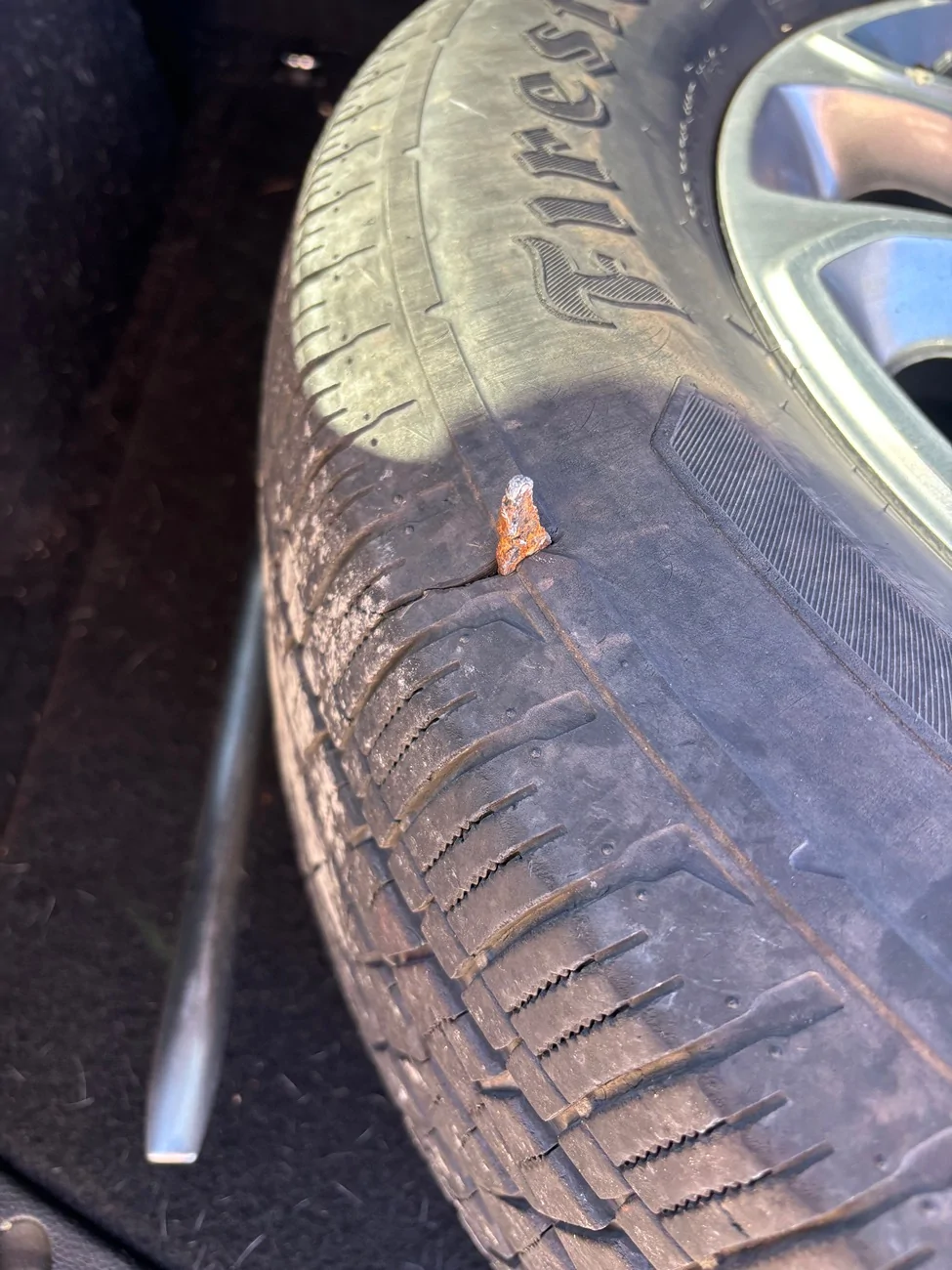 Ford Bronco Nail in tire in terrible spot - patch, replace one, or all? IMG_1293