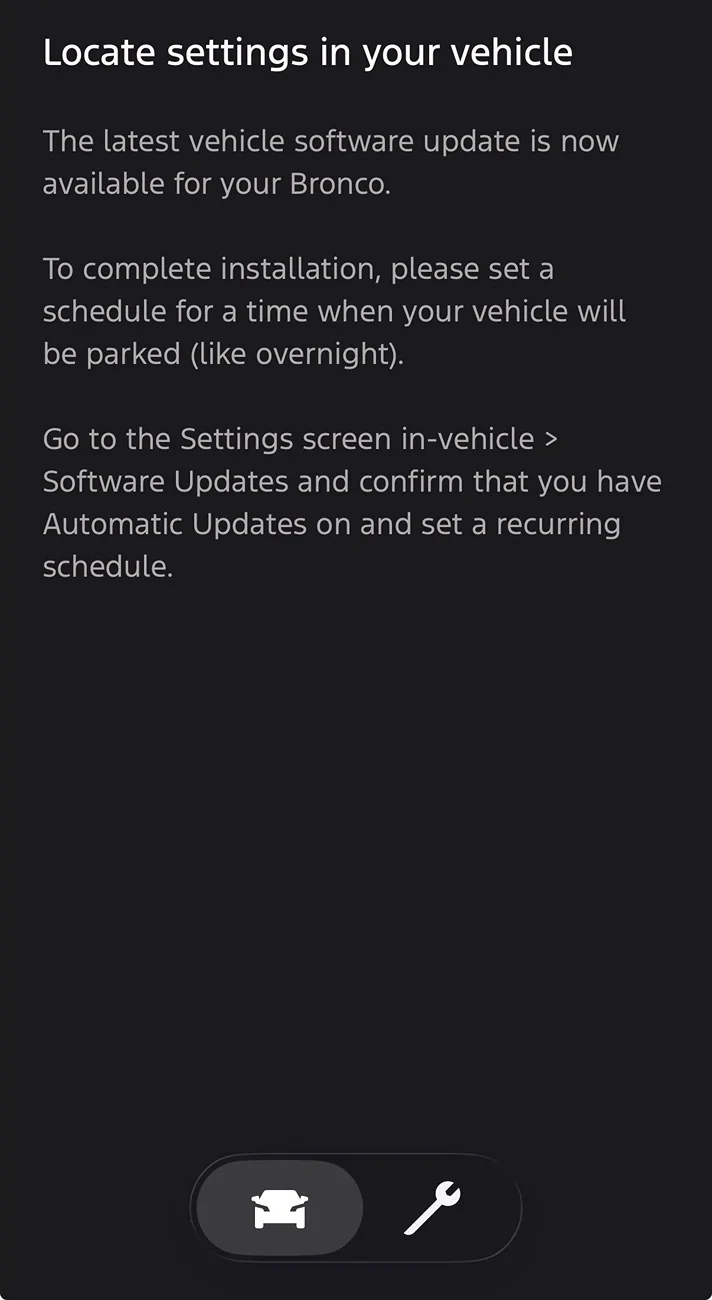 Ford Bronco New 2.7 Update - Info only?? 1-25-26 IMG_2881