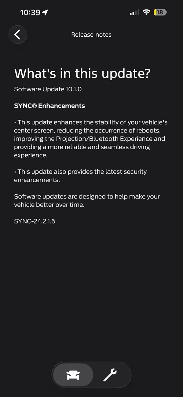 Ford Bronco New 2.7 Update - Info only?? 1-25-26 IMG_5586