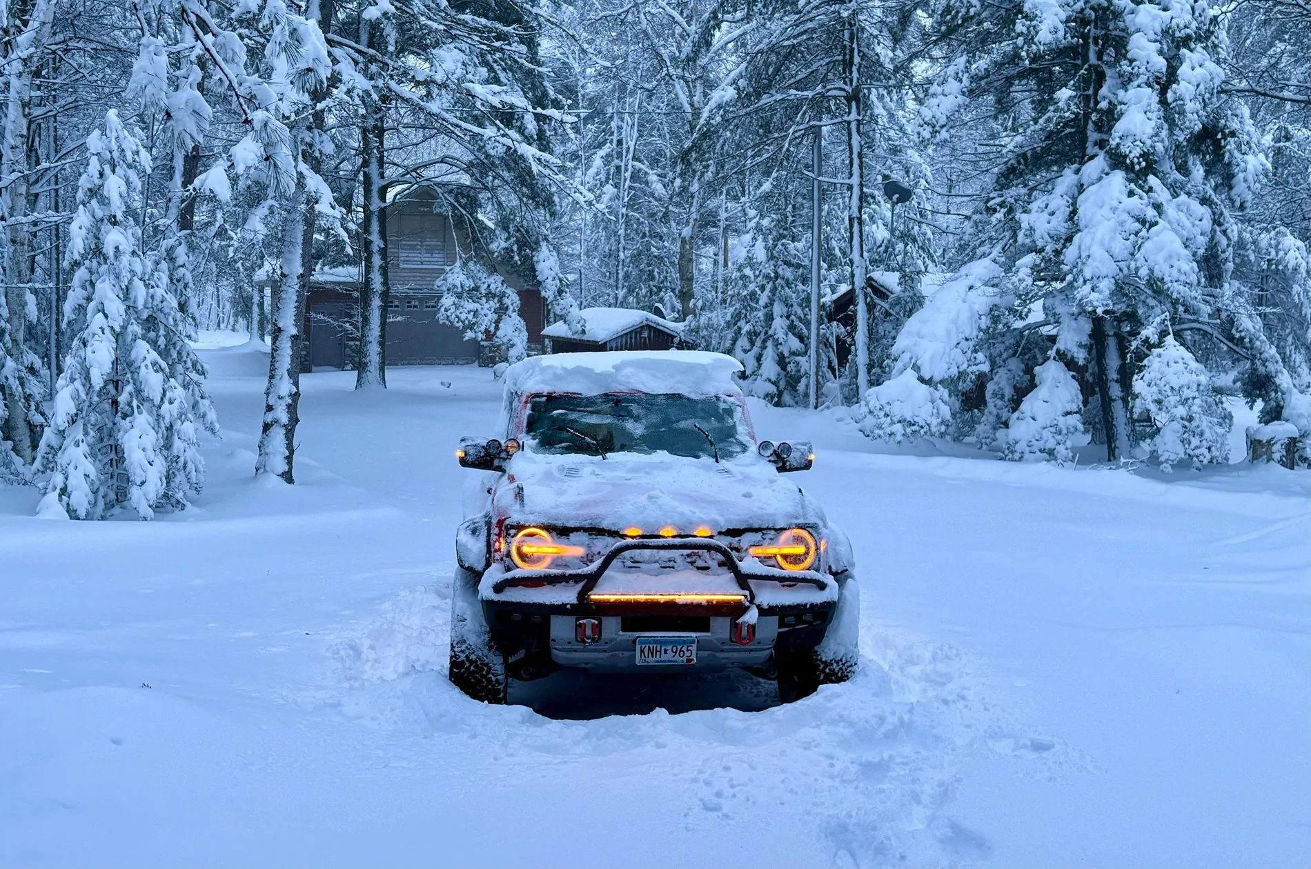 Ford Bronco SHOW your SNOW Bronco at the Cabin