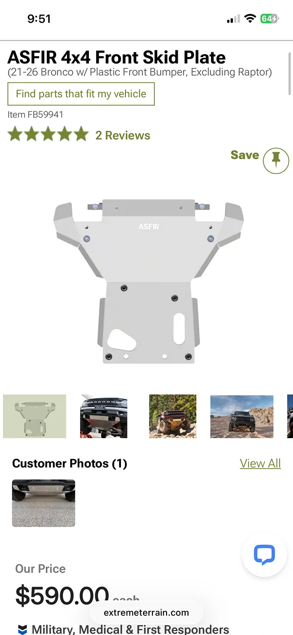 Ford Bronco Skid plate for stock plastic bumper? IMG_2930