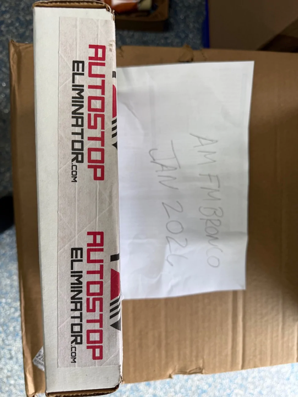 Ford Bronco AUTO STOP ELIMINATOR NEW SEAL BOX IMG_0742
