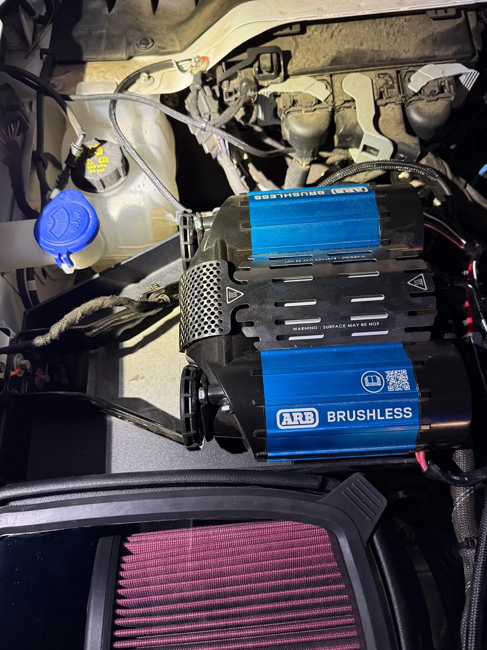 Ford Bronco JCR Off-Road compressor mount IMG_2918
