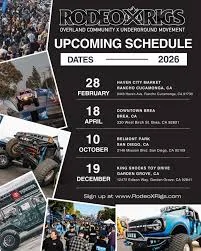 Ford Bronco RODEO X RIGS Event Schedule 1769809621315-hi