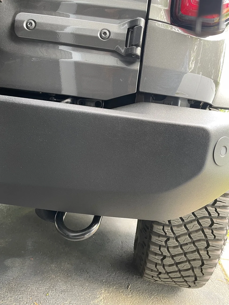 Ford Bronco Authentic Ford Rear Tow Hooks / Loops / Recovery Point IMG_3408