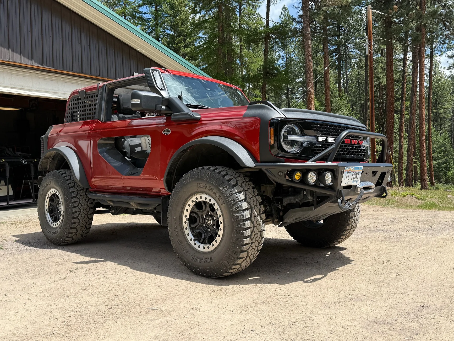 Ford Bronco what lights are on this True North Bumper IMG_2662