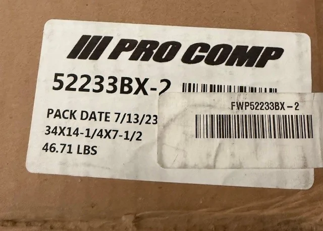 Ford Bronco NEW Pro Comp Coilovers & ADS UCA's - $1850 pro box 2