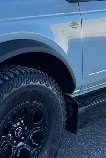 Ford Bronco WeatherTech Front Mud Flap - New Style bronco old mudflap2