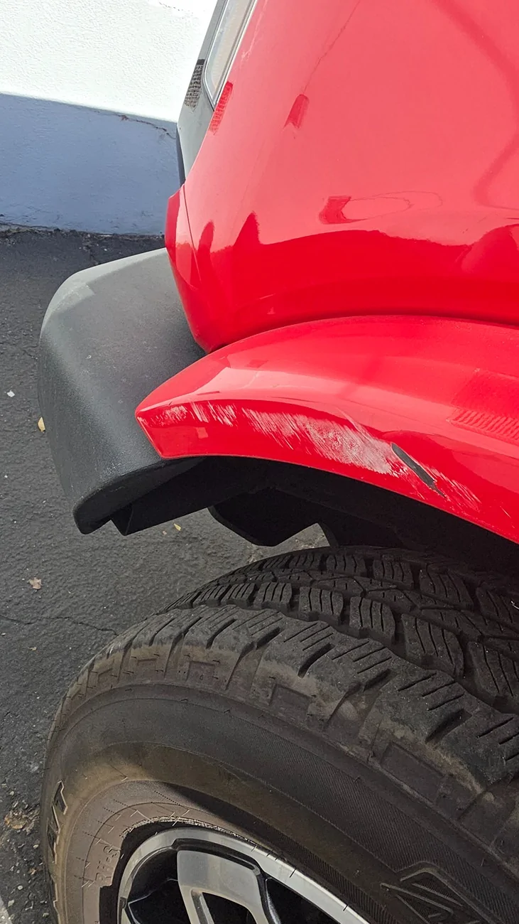 Ford Bronco Fender Flare Repair/Paint 20260202_102508