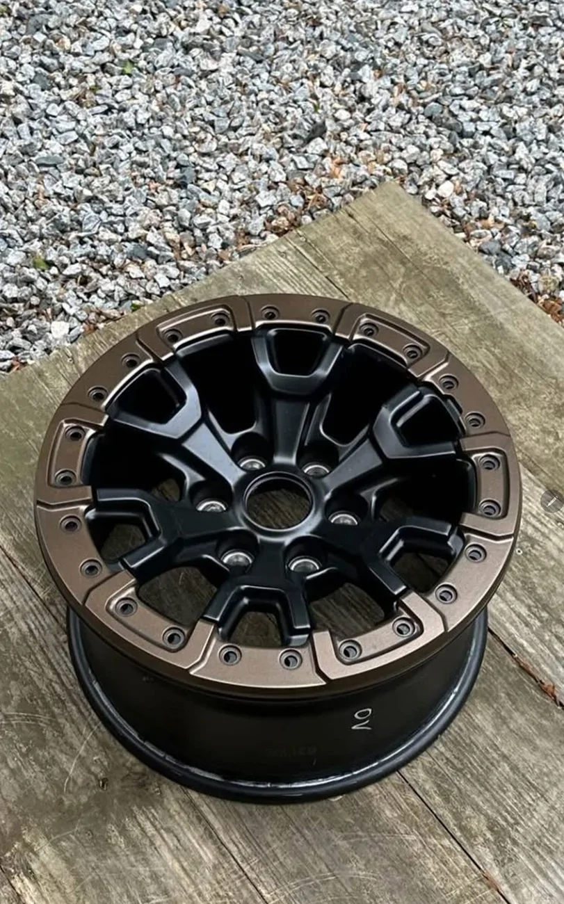 Ford Bronco Color Matched Beauty Rings on wheels - spray paint DIY Screenshot_20250829_071318_Instagram