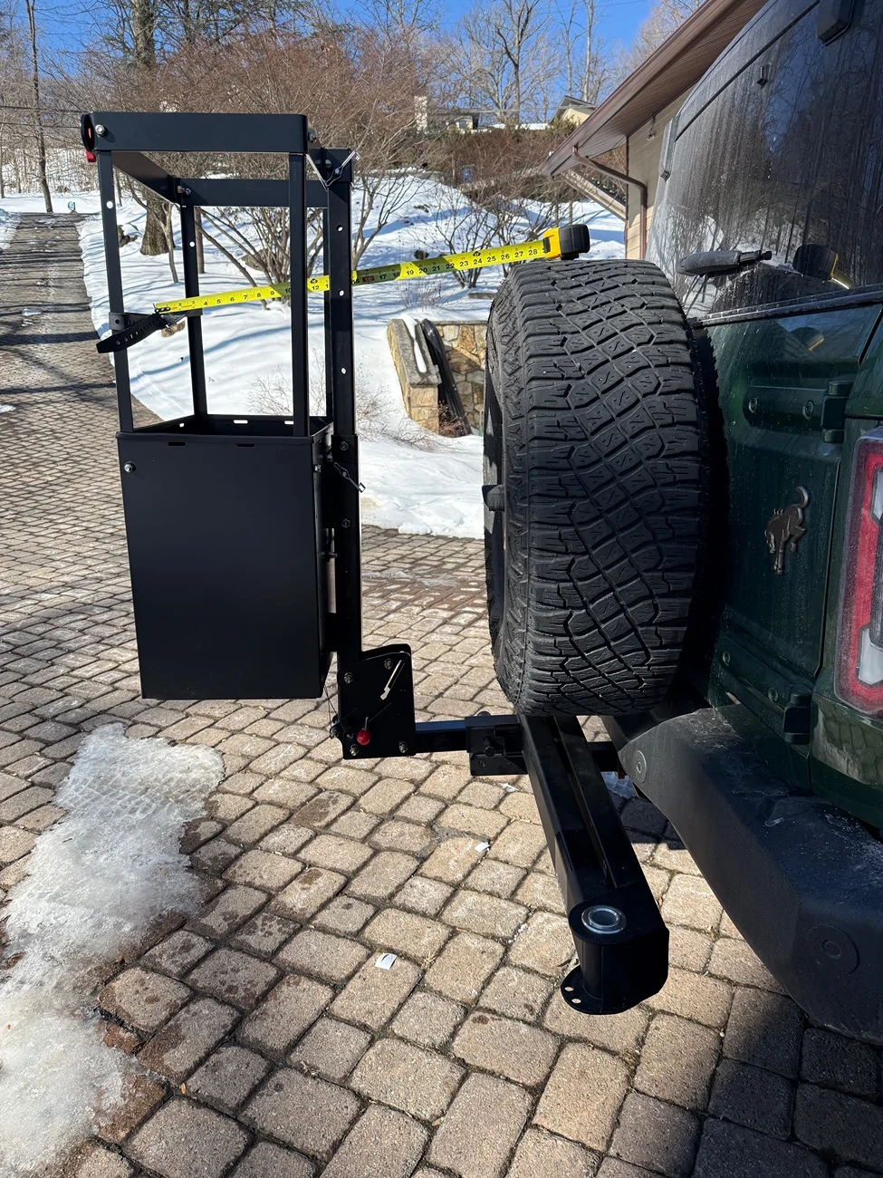 Ford Bronco Ski and Snowboard Rack - Hitch Solution IMG_6012