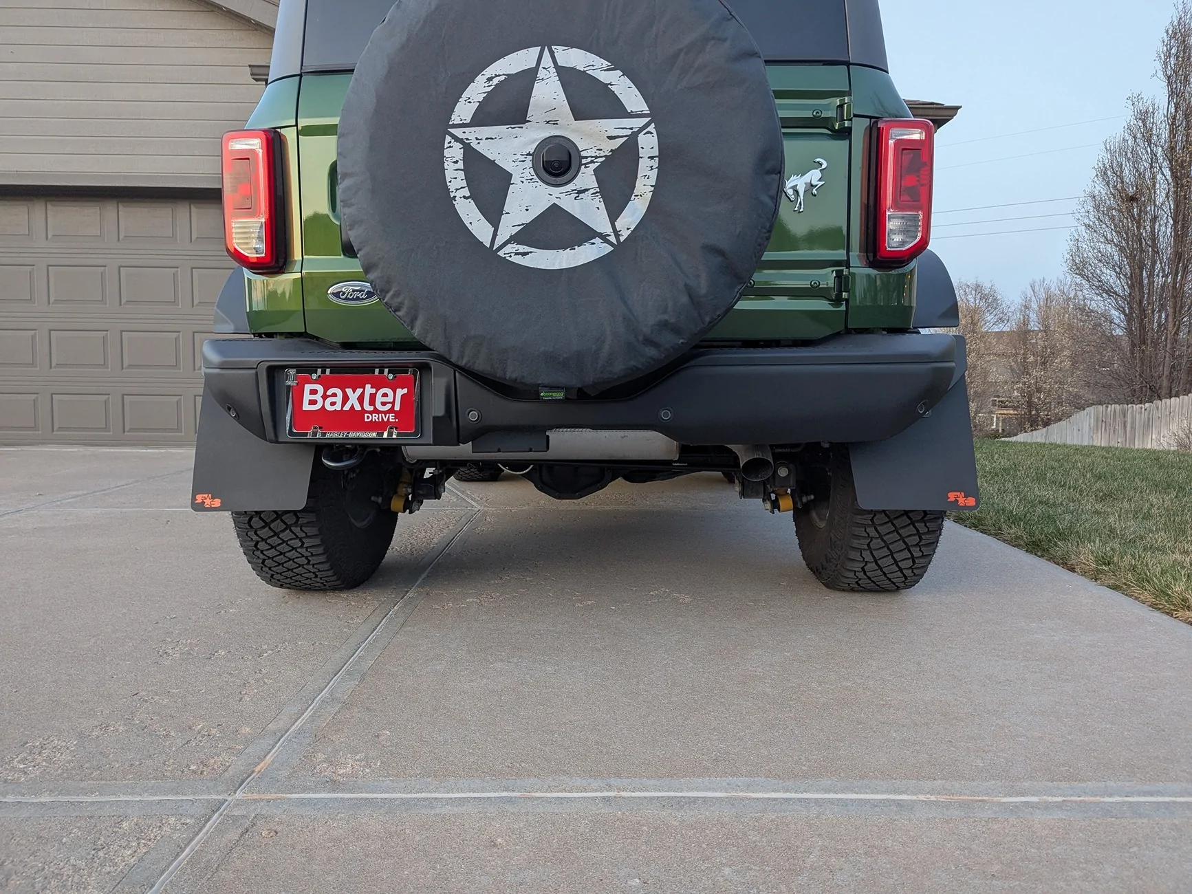 Ford Bronco Mud Flaps for NE Badlands + Sasquatch Rokblokz3